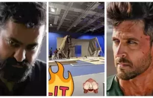 Hrithik Roshan and Jr NTR to film epic dance-off for ‘War 2’; Huge sets constructed at studios – WATCH